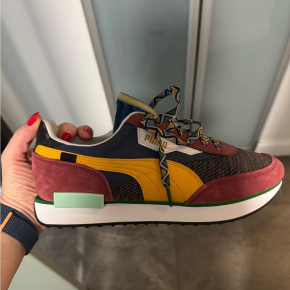 Puma Future Rider Mix Trainers - Picture 3 of 3